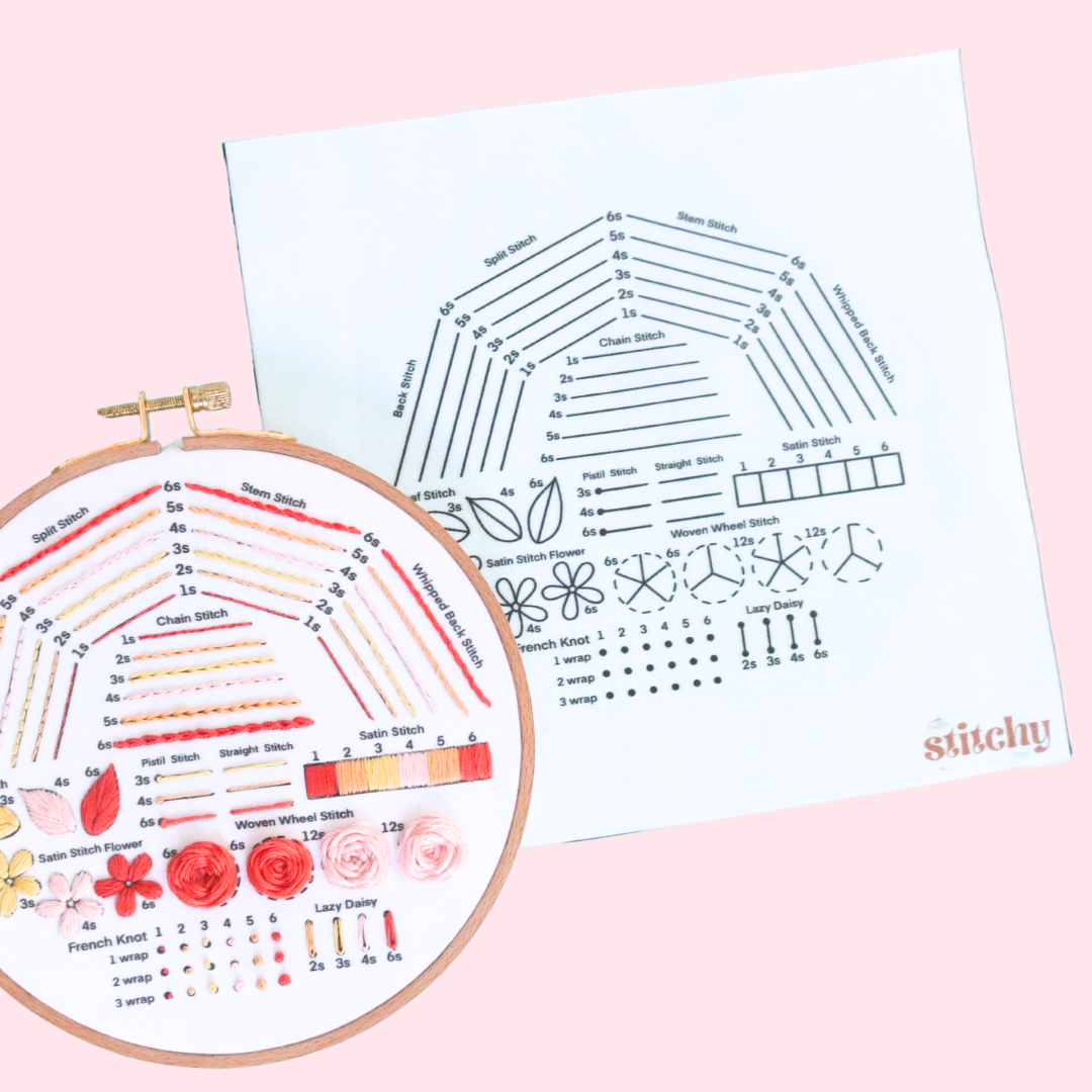Learn to Embroider Strands Practice Sampler Kit - Level 1