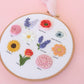 PDF 6" Flower Chart Embroidery Kit - Confident Beginner