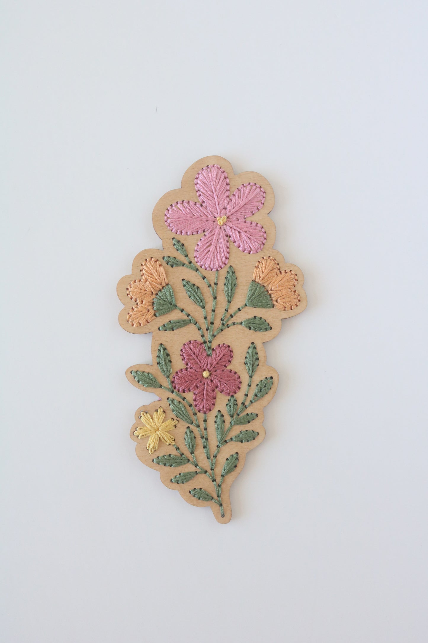 Wildflower Wood Stitch Kit