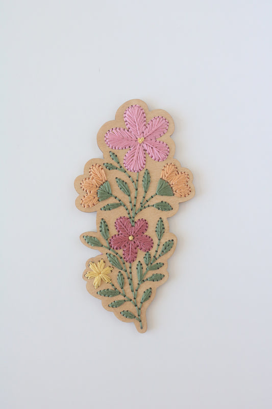 Wildflower Wood Stitch Kit