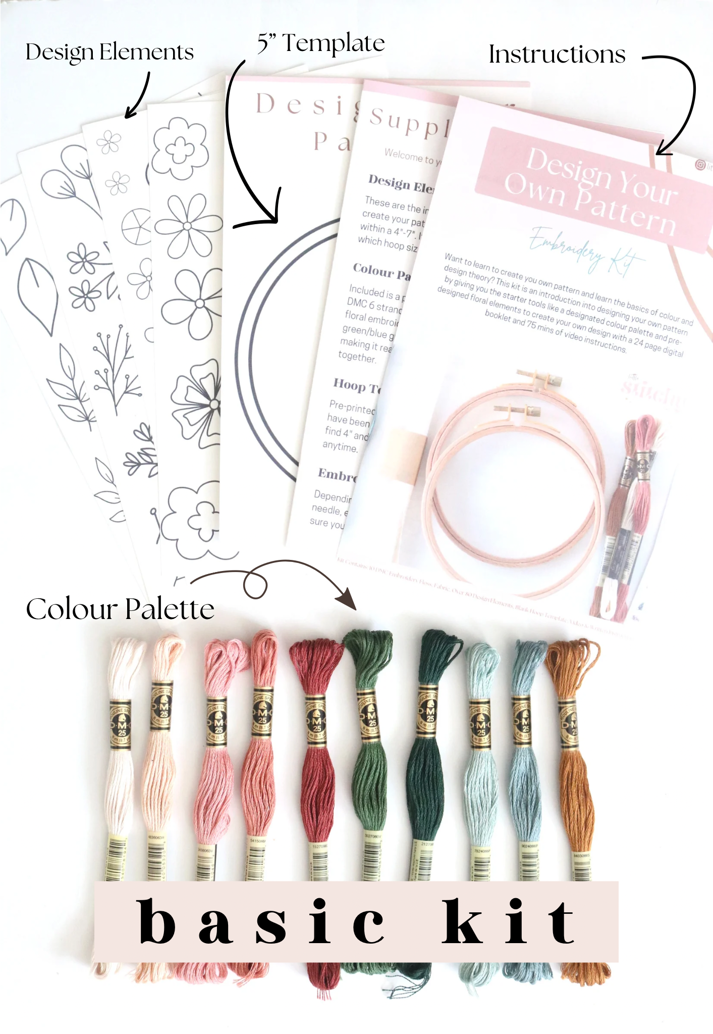 Design Your Own Pattern Embroidery Kit