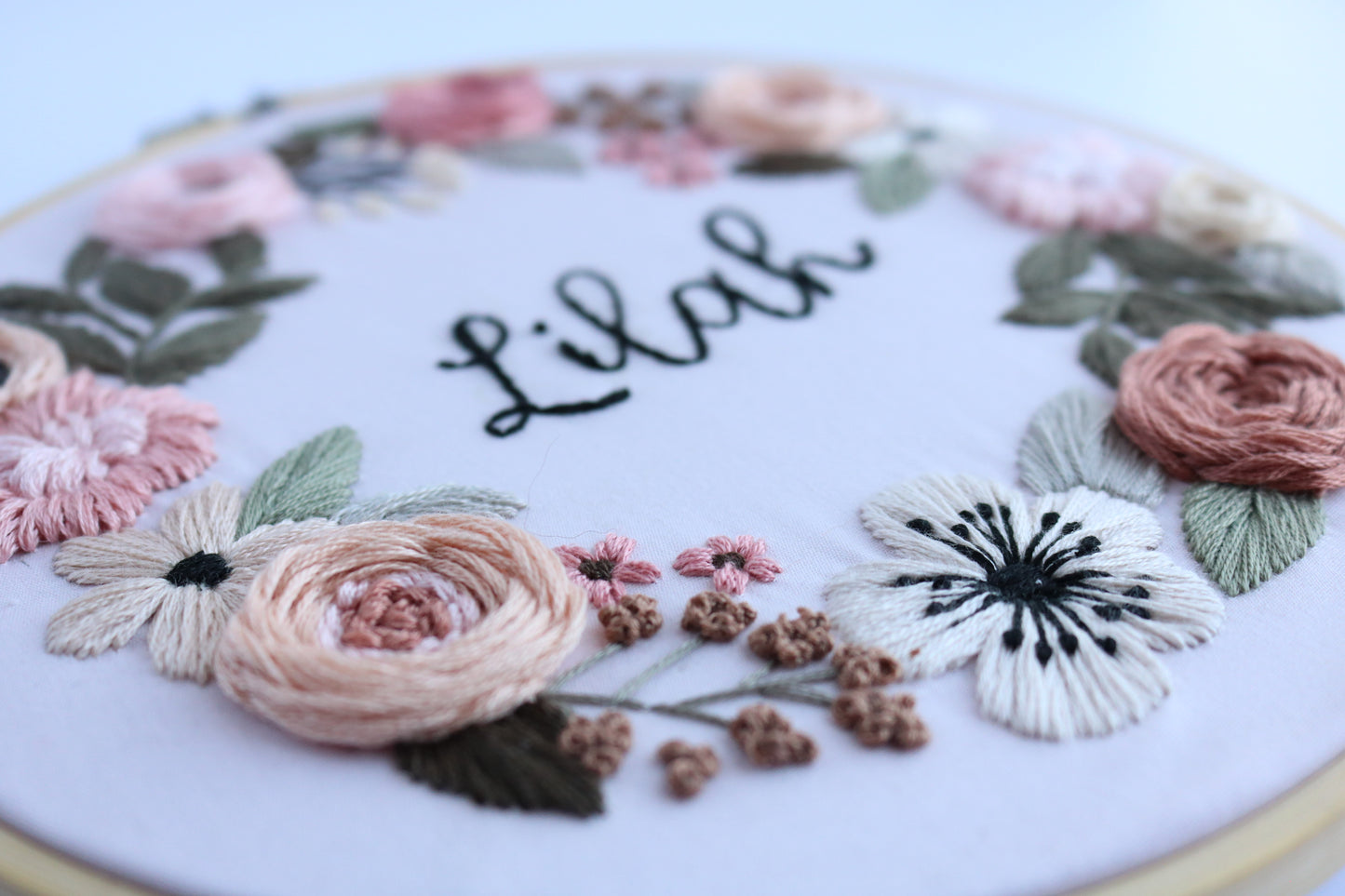 PDF ‘Perfectly Pink’ Embroidery Pattern