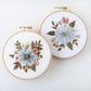 5" Periwinkle Dreams Hand Embroidery Kit - Intermediate