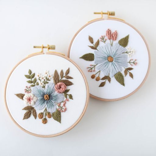 PDF Beginner Periwinkle Blooms Pattern