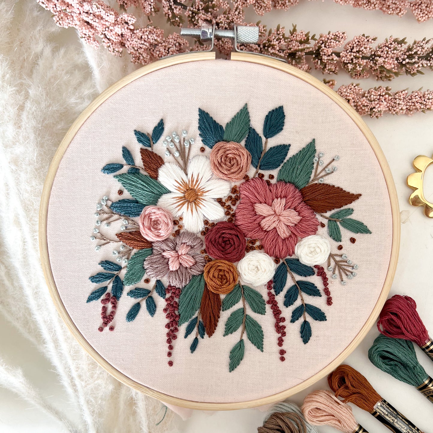 PDF 'Cascade of Fall' Embroidery Pattern