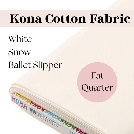 Kona Cotton Fabric - Embroidery Fabric 100% Cotton Fat Quart - 18"x22"