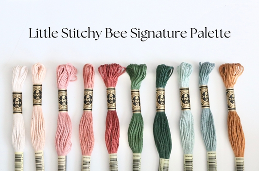 DMC Embroidery Floss Bundle - Signature Little Stitchy Bee - 10 Skeins