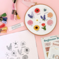 6" Flower Chart Embroidery Kit - Confident Beginner