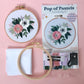 5" Pop of Pastel Floral Embroidery Kit - Confident Beginner