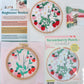 5" Strawberry Patch Embroidery Kit - Intermediate