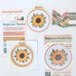 4" Sunflower Embroidery Kit - Beginner (USA)