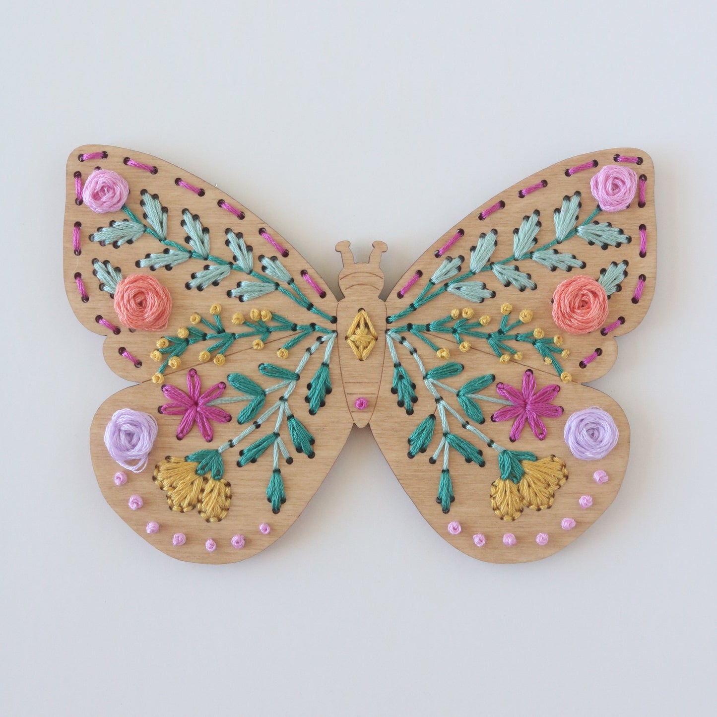 Butterfly Wood Stitch Kit