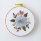 5" Periwinkle Blooms Hand Embroidery Kit - Beginner