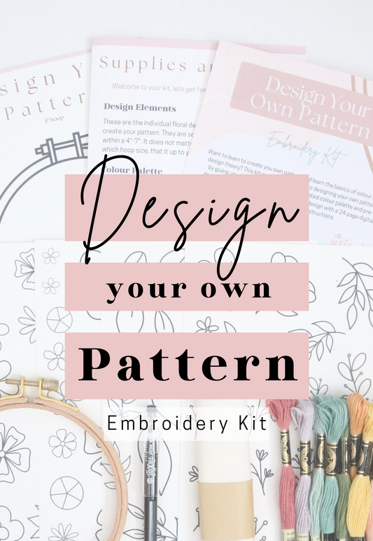 Design Your Own Pattern Embroidery Kit
