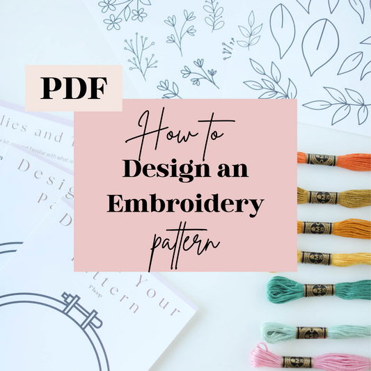PDF "Design Your Own Embroidery Pattern" - Digital Download